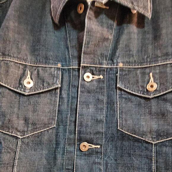 Gap 1969 Pleated Jean Jacket - Picture 3 of 4